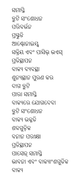 OSSSC Forest Guard Odia Syllabus 2023