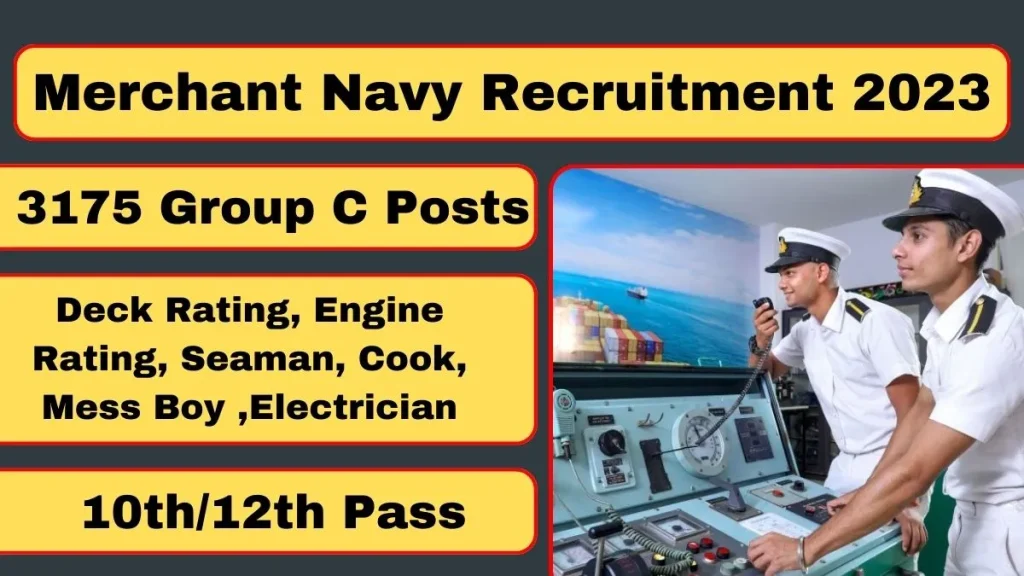 Merchant Navy Recruitment 2023